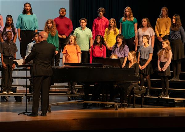 2023 All County Chorus Students Performing